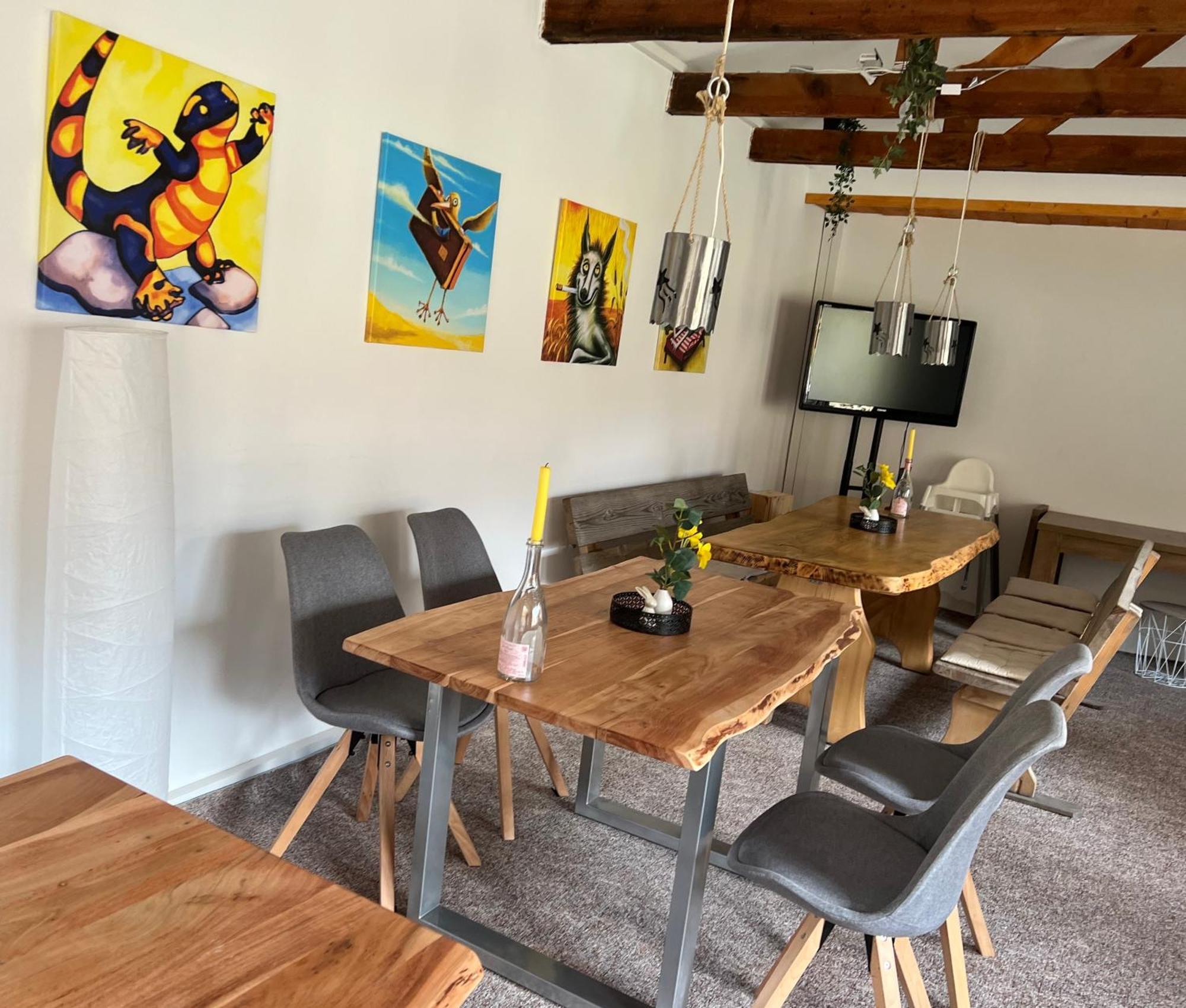 טאלה Pension Sternschnuppe, Treseburg Harz, Unmittelbar Am Wasser מראה חיצוני תמונה